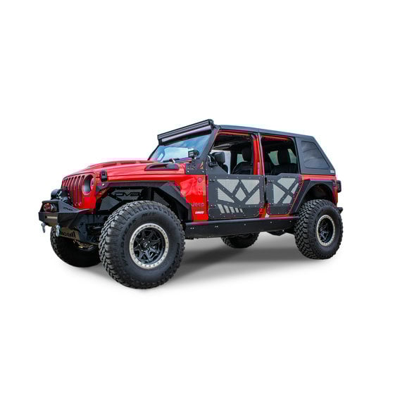 Dv8 Offroad Hdjl 01 Aluminum Half Doors With Screens For 18 20