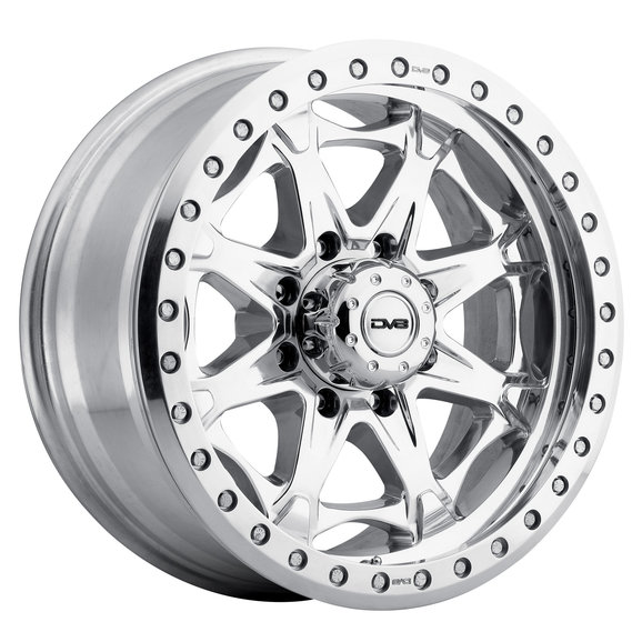 DV8 Offroad 882 Series Bead Lock Wheel in Polished for 07-20 Jeep