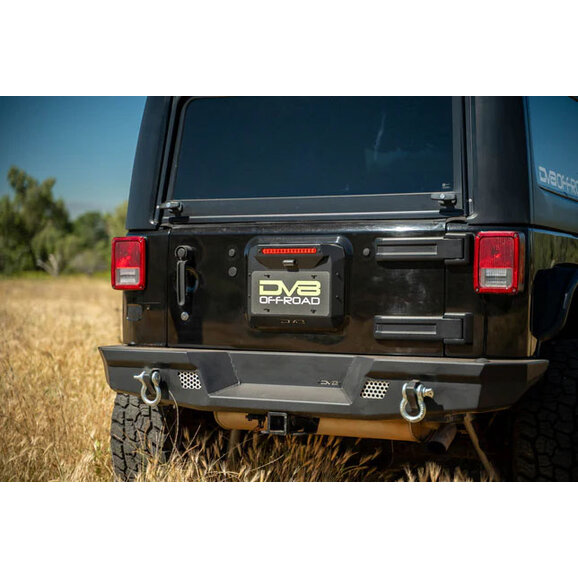 Spare Tire Carrier Delete Filler Plate – Fits Jeep Wrangler TJ 1997-2006 – Black Aluminum Alloy, No Tools Required