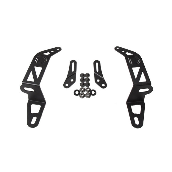 Diode Dynamics Front Bumper LED Lightbar Bracket Kit Diode Dynamics DD6027 Front Bumper LED Lightbar Bracket Kit for 18-19 Jeep Wrangler JL