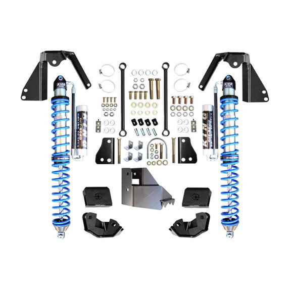 EVO Manufacturing Rear Bolt-On Coilover Kit with Shocks EVO Manufacturing EVO-3029B Rear Bolt-On Coilover Kit with Shocks for 18-19 Jeep Wrangler JL Unlimited