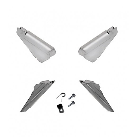 EVO Manufacturing C2 Axle End Forging Gusset Set EVO Manufacturing EVO-3050 C2 Axle End Forging Gusset Set for 18-19 Jeep Wrangler JL