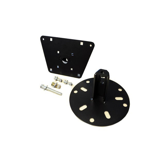 EVO Manufacturing License Plate Relocate/Rotopax Can Mount EVO Manufacturing EVO-1163B License Plate Relocate/Rotopax Can Mount for 07-18 Jeep Wrangler JK & Unlimited JK