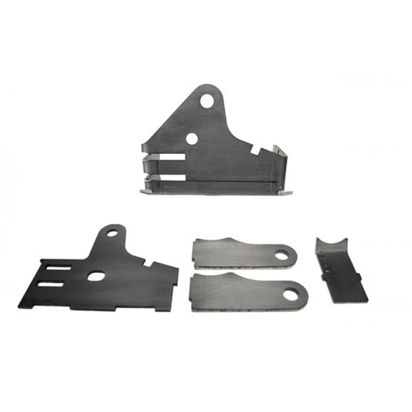 EVO Manufacturing HD Raised Trackbar Bracket with Ram Assist Mount EVO Manufacturing EVO-1171 HD Raised Trackbar Bracket with Ram Assist Mount for 07-18 Jeep Wrangler JK