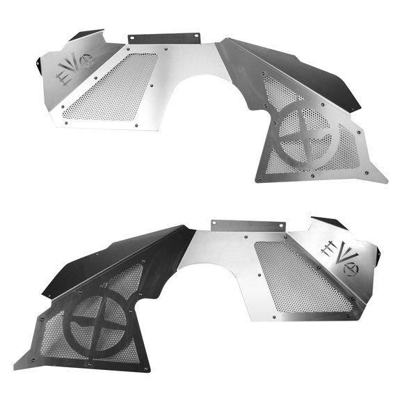 EVO Manufacturing Vented Inner Fender Kit Double Throwdown EVO Manufacturing EVO-1199 Vented Inner Fender Kit Double Throwdown for 07-18 Jeep Wrangler JK