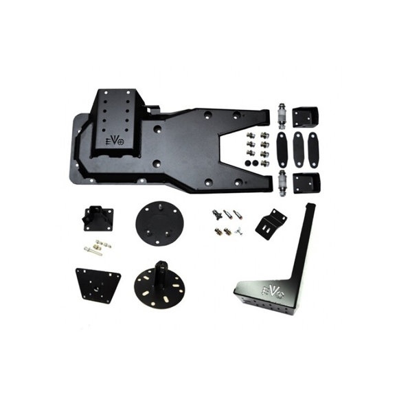 EVO Manufacturing EVO233 Pro Series Hinged Tire Carrier with Mounts