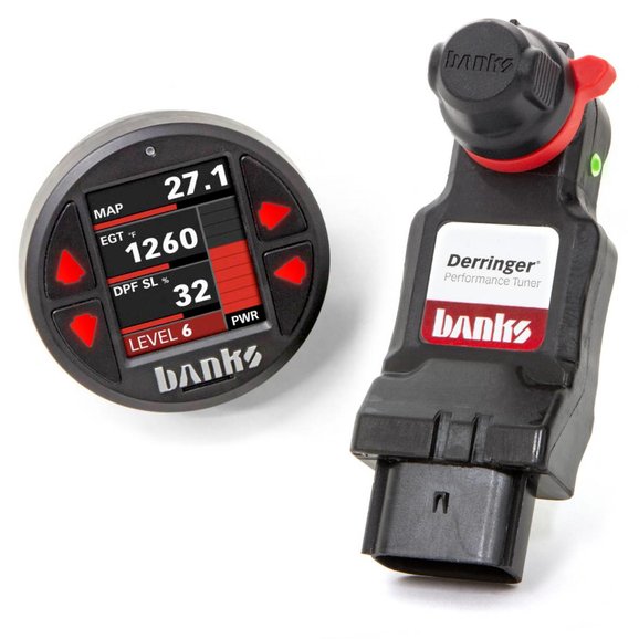 Banks Power Derringer Tuner with iDash SuperGauge Banks Power 66798 Derringer Tuner with iDash SuperGauge for 2020-21 Jeep Wrangler JL and Gladiator JT with 3.0L Engine