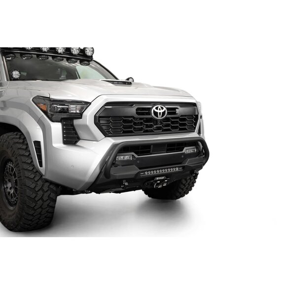 ADD Toyota Tacoma Gen4 Stealth Series Center Mount Winch Front Bumper Hoop Install Close ADD Toyota Tacoma Gen4 Stealth Series Center Mount Winch Front Bumper Hoop Install Close