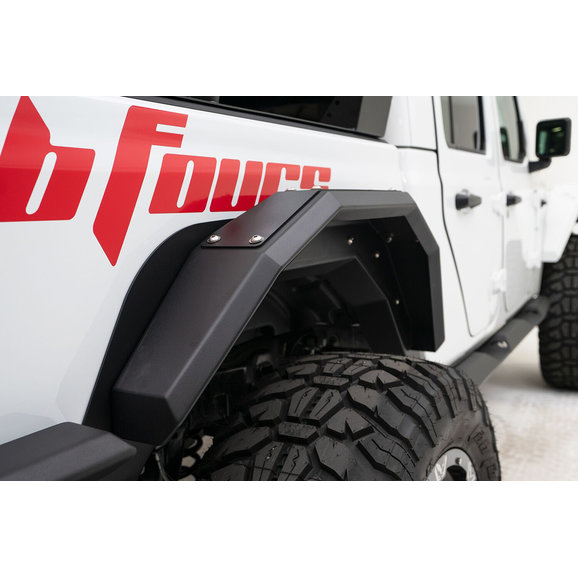Fab Fours Rear Fenders with Flares for 2020 Jeep Gladiator JT Quadratec