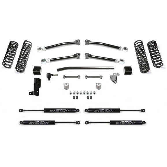 Fabtech 3" Trail System Lift Kit with Stealth Monotube Shocks Fabtech 3" Trail System Lift Kit with Stealth Monotube Shocks for 18-23 Jeep Wrangler JL Unlimited