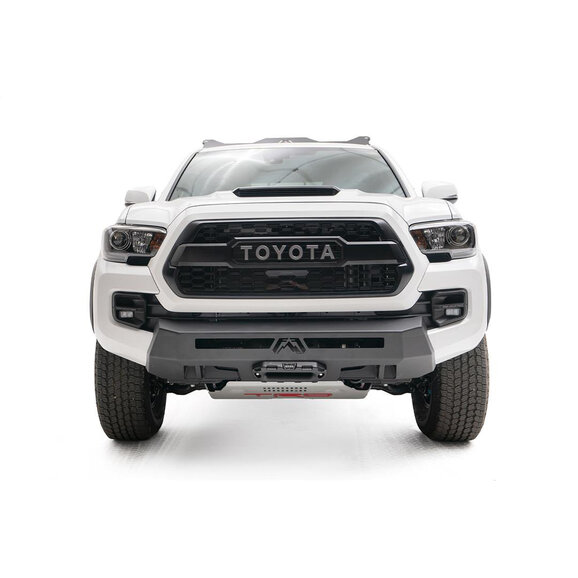 Fab Fours Premium Stubby Front Winch Mount Bumper Fab Fours Premium Stubby Front Winch Mount Bumper for 16-23 Toyota Tacoma