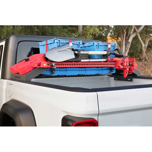Fabtech Cargo Rack Traction Board Mount Fabtech FTS24265 Cargo Rack Traction Board Mount for 2020 Jeep Gladiator JT