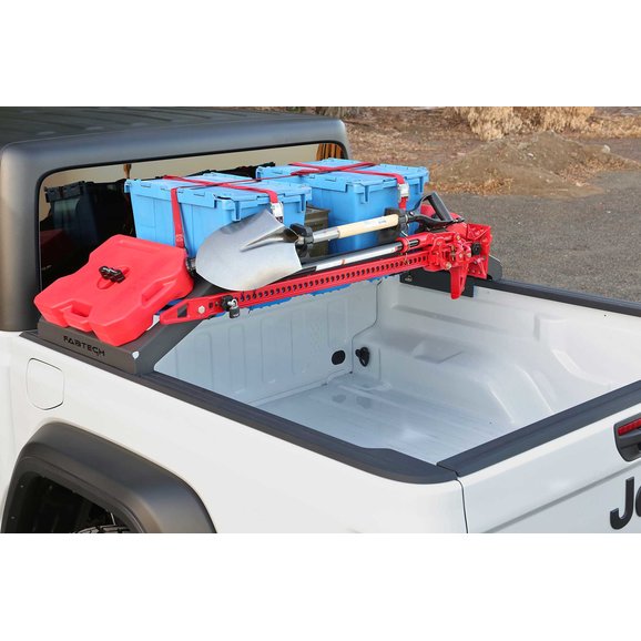 Fabtech Cargo Rack Hi-Lift Jack Mount Fabtech FTS24266 Cargo Rack Hi-Lift Jack Mount for 2020 Jeep Gladiator JT