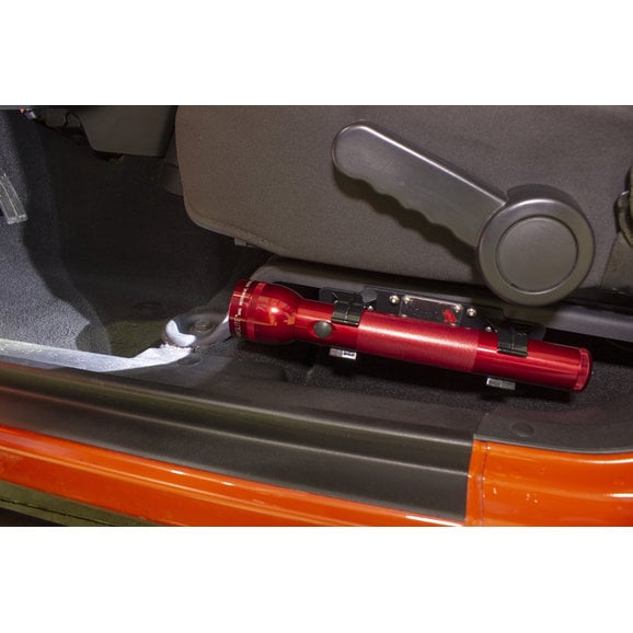 Fishbone Offroad Front Seat Flashlight Mount Fishbone Offroad FB25091 Front Seat Flashlight Mount for 07-18 Jeep Wrangler JK