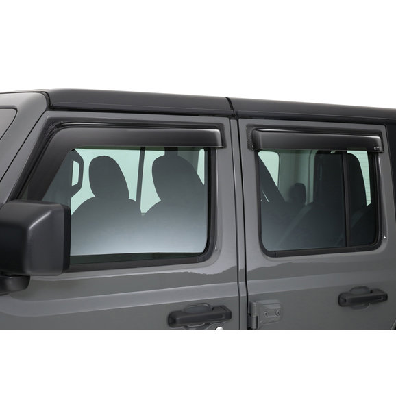 GT Styling Front & Rear Side Window Ventguards 4pc in Carbon Fiber GT Styling 88644X Front & Rear Side Window Ventguards 4pc in Carbon Fiber for 18-20 Jeep Wrangler JL Unlimited & Gladiator JT