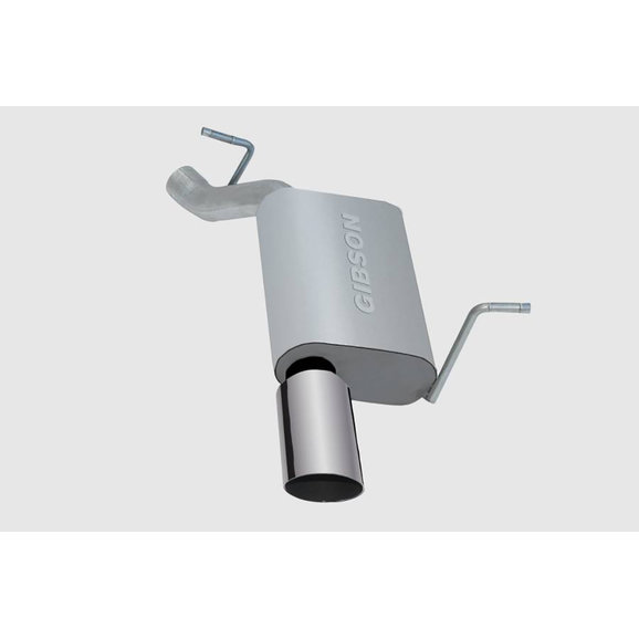 Gibson 4" Single Rear Aluminized Exhaust System Gibson 17408 4" Single Rear Aluminized Exhaust System for 11-13 Jeep Grand Cherokee WK2 with 3.6L