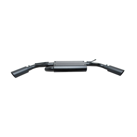 Gibson Dual Extreme Cat-Back Exhaust in Black Ceramic Gibson 17306-B Dual Extreme Cat-Back Exhaust in Black Ceramic for 07-18 Jeep Wrangler JK 3.6L & 3.8L