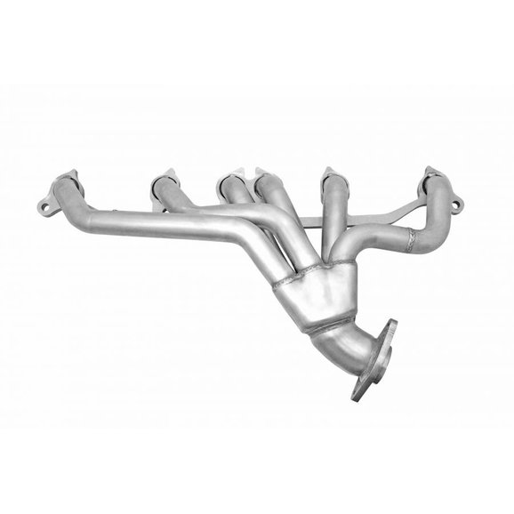 Gibson Stainless Steel Header Gibson GP400S Stainless Steel Header for 91-99 Jeep Wrangler YJ, TJ & (Grand) Cherokee XJ, ZJ, WJ with 4.0L I-6 Gasoline Engine