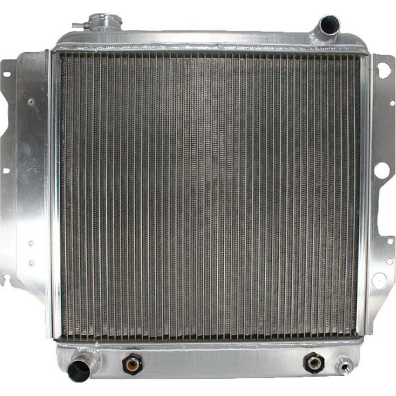 Griffin Radiator & Thermal Products ExactFit Series Tall Aluminum Radiator with Offset Filler & Automatic Transmission Griffin Radiator & Thermal Products 5-70151 ExactFit Series Tall Aluminum Radiator with Offset Filler & Automatic Transmission for 73-86 Jeep CJ5, CJ7, and CJ8