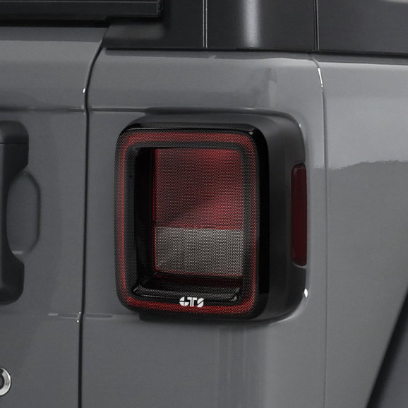 Blackout Taillight Covers GT Styling GT4698X Blackout Taillight Covers Carbon Fiber 2 pc