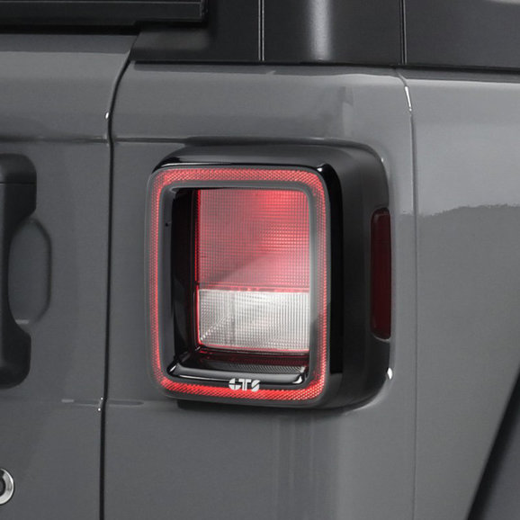 GT Styling Rear Taillight Covers 2pc. Clear GT Styling GT4644C Rear Taillight Covers 2pc. Clear for 18-19 Jeep Wrangler JL & Unlimited JL