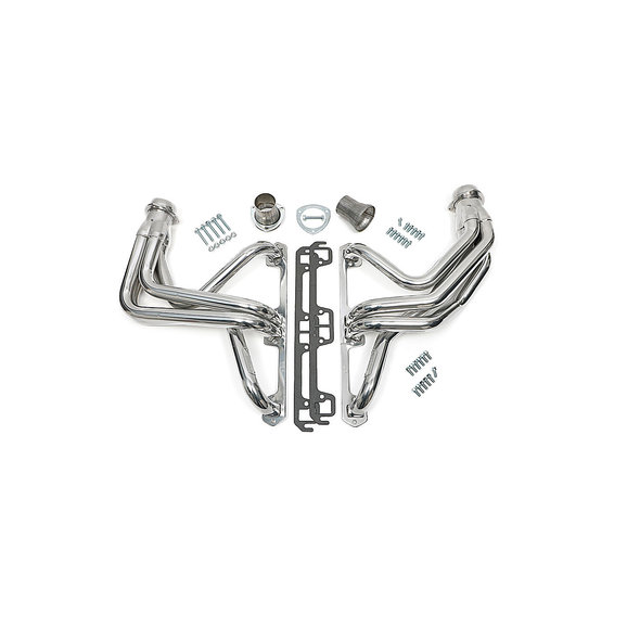 Hedman Hedders Header with High Temp Coating Hedman Hedders 99206 Header with High Temp Coating for 72-86 Jeep CJ-5, CJ-7 & CJ-8 with AMC V-8 Engine with Manual Transmission (Under Chassis Exit)
