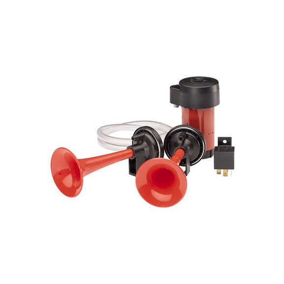 Hella Dual Tone Air Horn Kit Hella 003001651 Dual Tone Air Horn Kit
