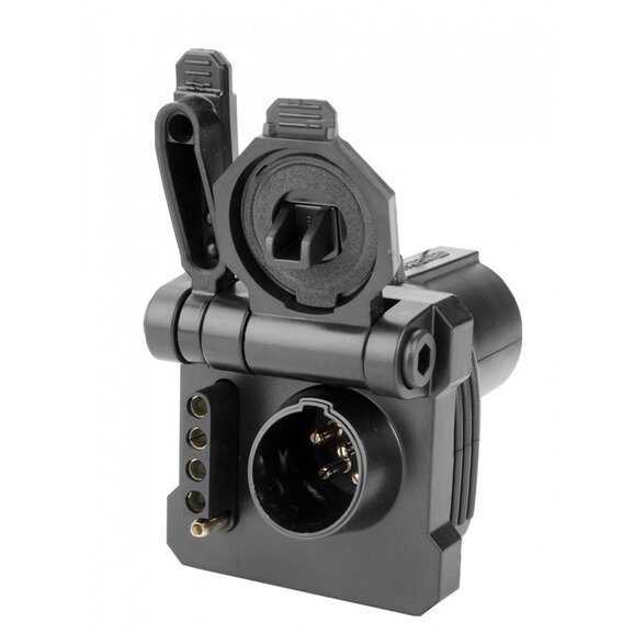 Hopkins Towing Solutions Endurance™ 7 Blade to 6 Round, 5 & 4 Flat Hopkins Towing Solutions 47570 Endurance™ 7 Blade to 6 Round, 5 & 4 Flat with Quick-Change™ Plug