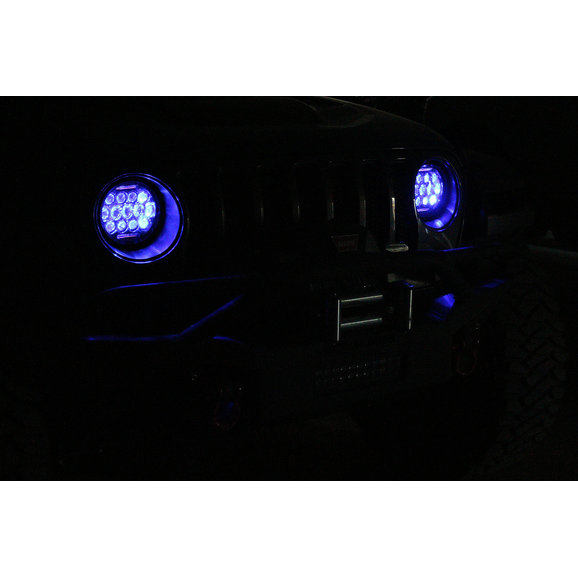 Iron Cross Automotive GPJL70 7" Projector LED Headlights with RGB