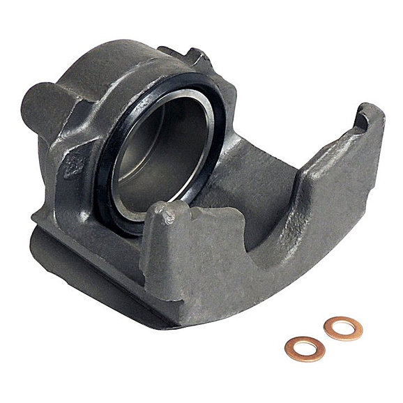 Crown Automotive Front Brake Caliper Crown Automotive J3229982 Front Brake Caliper for 76-78 Jeep CJ-5 and CJ-7 with 6 Bolt Mounting Bracket