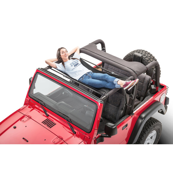 Jammock Black 2.0 Jeep Hammock Jammock 22393 Black 2.0 Jeep Hammock for 87-22 Jeep Wrangler JL, JK, TJ, YJ & Gladiator JT