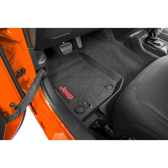 Mopar All Weather Floor Liners For 2020 Jeep Gladiator Jt Quadratec