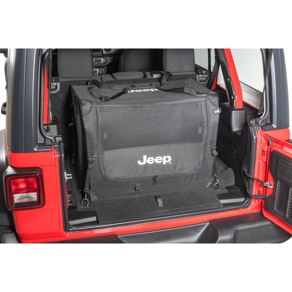 Mopar Collapsible Pet Kennel Mopar 82213729AC Collapsible Pet Kennel for 14-24 Jeep Wrangler JL