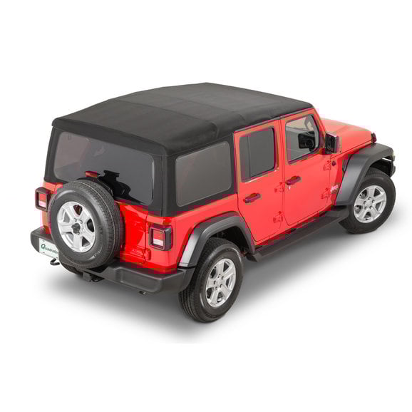 Mopar Sailcloth Soft Top Kit Mopar 82215915 Sailcloth Soft Top Kit for 18-24 Jeep Wrangler JL Unlimited
