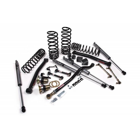 JKS Manufacturing J-Lander 3.5in Suspension System JKS Manufacturing JSPEC130KFP J-Lander 3.5in Suspension System for 18-20 Jeep Wrangler Unlimited JL 4-Door