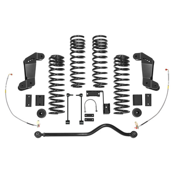 Rancho 4in Sport System in Black Rancho 4in Sport System in Black for 07-18 Jeep Wrangler JK