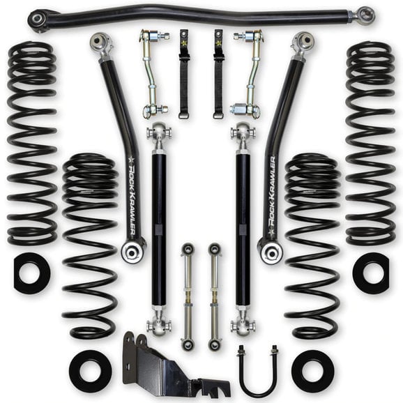Rock Krawler 2.5 in Max. Travel System Rock Krawler 2.5 in Max. Travel System for 18-21 Jeep Wrangler JL