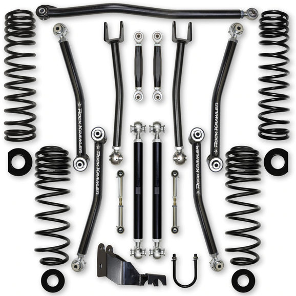 Rock Krawler 2.5in X Factor No Limits Suspension System Rock Krawler 2.5in X Factor No Limits Suspension System for 18-23 Jeep Wrangler JL 2-Door