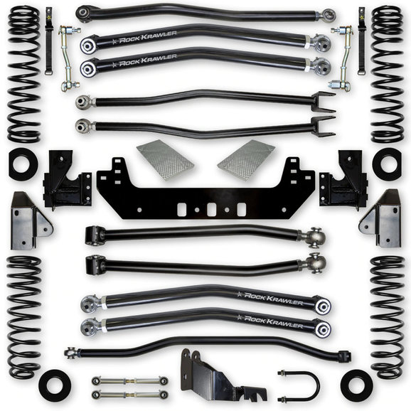Rock Krawler 3.5 in Adventure Series Long Arm System Rock Krawler 3.5 in Adventure Series Long Arm System for 18-21 Jeep Wrangler JL
