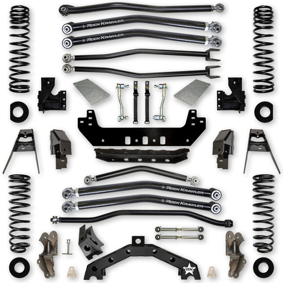 Rock Krawler 3.5 in Adventure-X Long Arm Suspension Rock Krawler 3.5 in Adventure-X Long Arm Suspension for 18-21 Jeep Wrangler JL