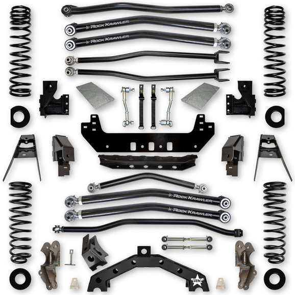 Rock Krawler 3.5 in Adventure-X Long Arm Suspension Rock Krawler 3.5 in Adventure-X Long Arm Suspension for 18-21 Jeep Wrangler JL