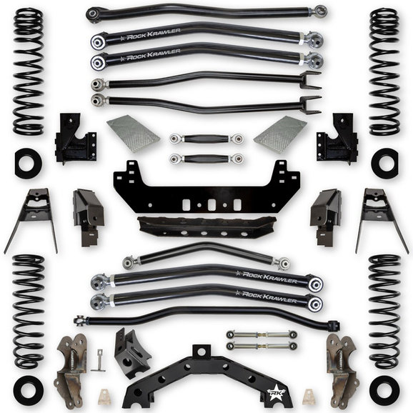 Rock Krawler 3.5 Inch Adventure-X "No Limits" Long Arm Suspension Rock Krawler 3.5 Inch Adventure-X "No Limits" Long Arm Suspension for 18-21 Jeep Wrangler JL