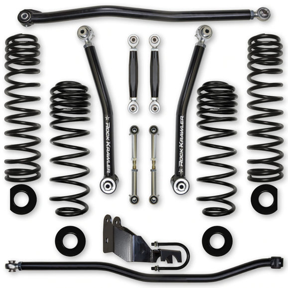 Rock Krawler 3.5 in Flex "No Limits" System Rock Krawler 3.5 in Flex "No Limits" System for 18-21 Jeep Wrangler JL