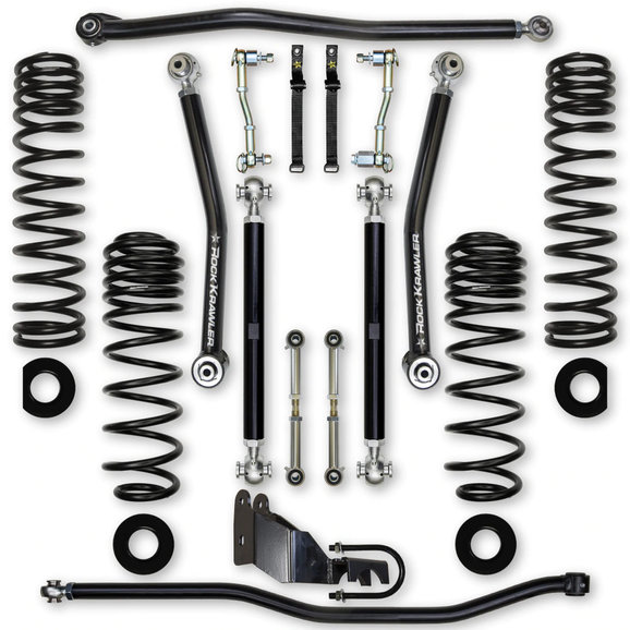 Rock Krawler 3.5 in Max. Travel Suspension System Rock Krawler 3.5 in Max. Travel Suspension System for 18-21 Jeep Wrangler JL