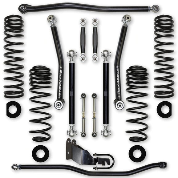 Rock Krawler 3.5 in Max. Travel "No Limits" Suspension System Rock Krawler 3.5 in Max. Travel "No Limits" Suspension System for 18-21 Jeep Wrangler JL