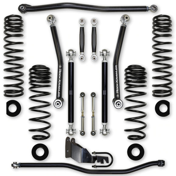 Rock Krawler 3.5 in Max. Travel "No Limits" System Rock Krawler 3.5 in Max. Travel "No Limits" System for 18-21 Jeep Wrangler JL