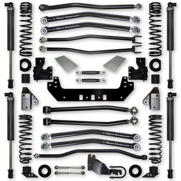 Rock Krawler 4.5 in Adventure Series "No Limits" Long Arm System Rock Krawler 4.5 in Adventure Series "No Limits" Long Arm System for 18-21 Jeep Wrangler JL