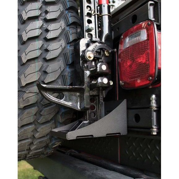 MORryde Off-Road Jack Carrier MORryde JP54-024 Off-Road Jack Carrier for 97-06 Jeep Wrangler TJ with MORryde Tailgate Hinges