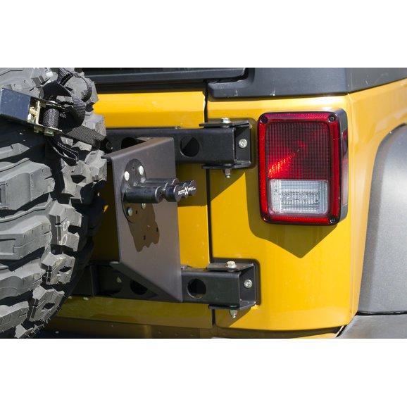 MORryde Rotopax™ Hinge Mount MORryde JP54-012 Rotopax™ Hinge Mount for 07-18 Jeep Wrangler JK