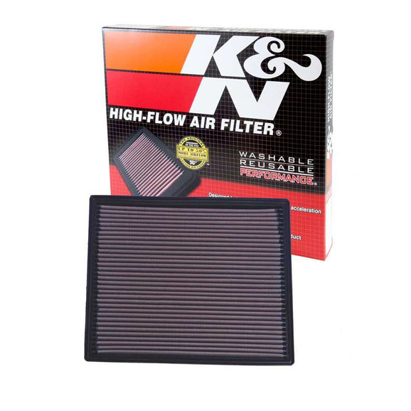K&N Air Filter K&N 33-2139 Air Filter for 99-04 Jeep Grand Cherokee WJ with 4.0L or 4.7L Engines